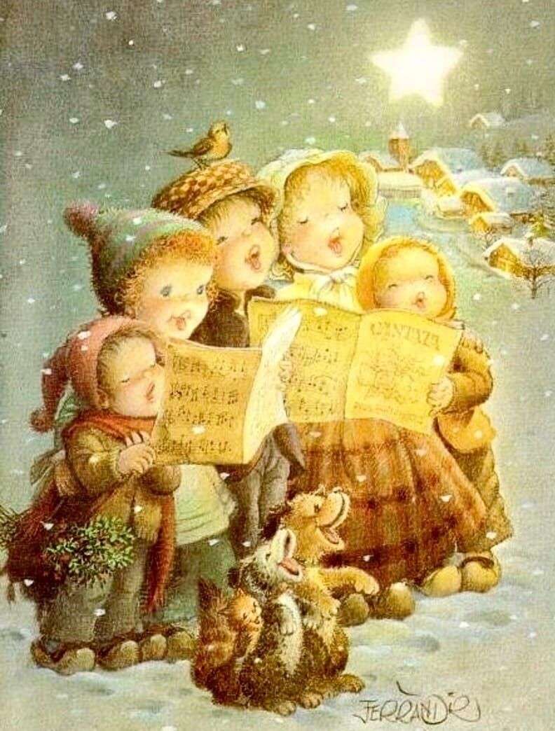 Дети хвалят Христа и дарят подарки !